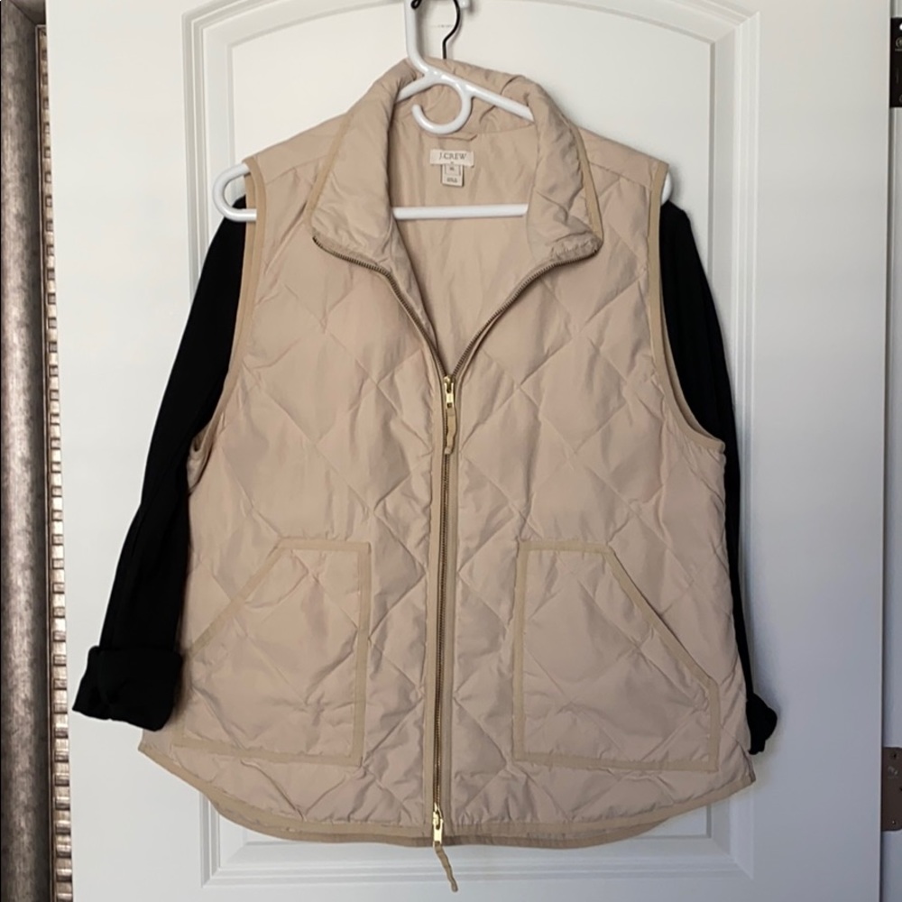 J Crew XL TAN VEST